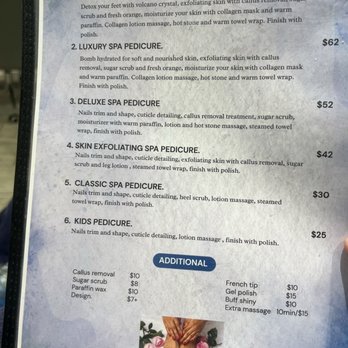 Dip Nails & Lashes - Toes Menu 05/14/26 - Nail Salons Near Me - Phoenix, Arizona