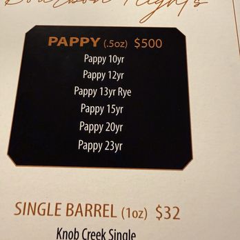 Steak & Bourbon - Pappy flight. I highly suggest. - Steakhouses Near Me - Louisville, Kentucky Steak & Bourbon - Pappy flight. I highly suggest. - Steakhouses Near Me - Louisville, Kentucky