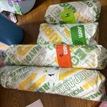 Subway - 2 foot long sandwiches & 2 six inch sandwiches - Sandwiches Near Me - Honolulu, Hawaii