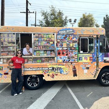 Barneys Ice Cream - Thanks Alba Estrada for inviting Barney's Ice cream , to serve AIM Recycling Center employees - Food Trucks Near Me