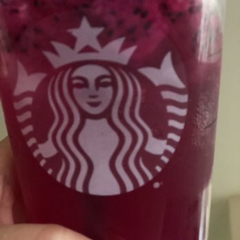 Starbucks - Mango drangonfruit refresher - Coffee & Tea Near Me - Edgewood, New Mexico