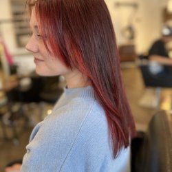 Hair Lab+ - @coveredincolor.hair created this stunning red color #hairlab #hairbytay #slcutah #slchair #utahhairstylist #colorspecialists