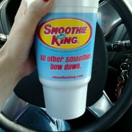 Apparently a medium at smoothie king is huge Apparently a medium at smoothie king is huge