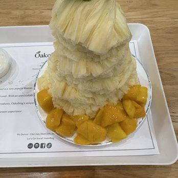 Oakobing - Mango Melon Shaved Ice - Shaved Ice Near Me - Los Angeles, California