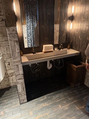 Commercial Plumbing - This is a local hot spot in the Domain area of Austin. We worked on this bathroom and proud of the results. Please call us for all your plumbing needs.