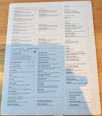 Menu photo 4 Sedona Taphouse Virginia Beach, VA