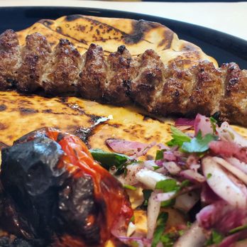 Nami-No Resturant And Catering - Lulah kabob with roasted veggies and herbs. - Persian/Iranian Near Me - Turlock, California