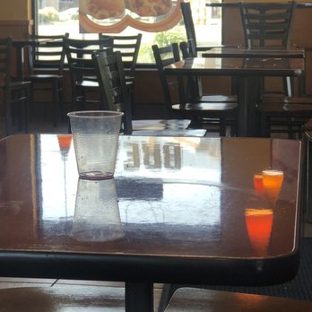 Taco Bell - Leftover garbage and dirty tables - Fast Food Near Me - Fontana, California Taco Bell - Leftover garbage and dirty tables - Fast Food Near Me - Fontana, California