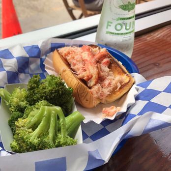 The Crabby Shack - Crab roll and broccoli, per usual - Seafood Near Me - Brooklyn, New York