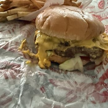 P. Terry's Burger Stand - Double cheeseburger, and fry - Juice Bars & Smoothies Near Me - Spring, Texas