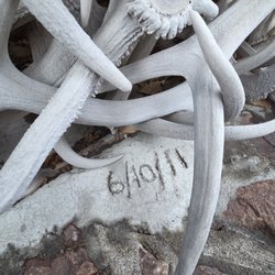 Antler Arches - 6/10/11 Date etched in cement  06-27-2026