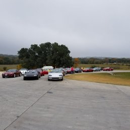 a parking lot full of cars
