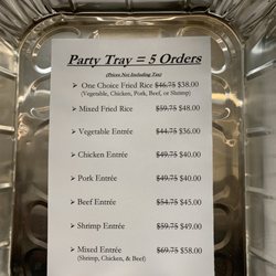 Guang Dong Chinese Restaurant - Get a party tray