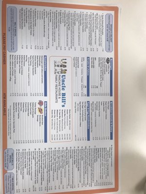 Menu photo 6 Uncle Bill's Pancake House Stone Harbor, NJ Menu photo 6 Uncle Bill's Pancake House Stone Harbor, NJ