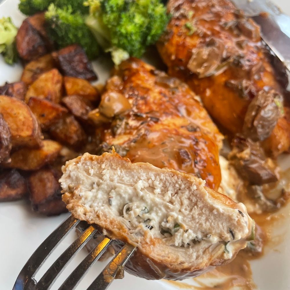Binkleys Kitchen & Bar - Stuffed chicken - American Near Me - Indianapolis, Indiana Binkleys Kitchen & Bar - Stuffed chicken - American Near Me - Indianapolis, Indiana