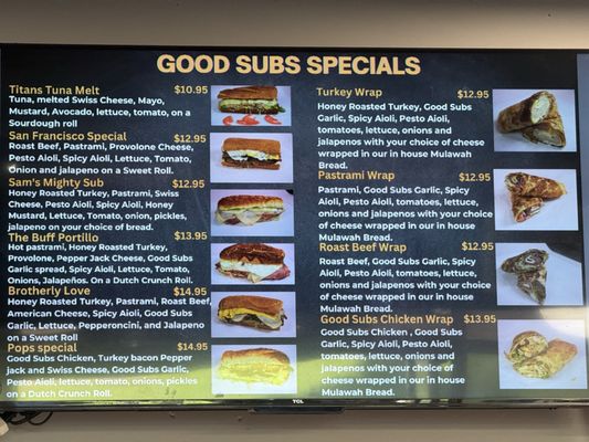 Menu photo 2 Good Subs Market Colma, CA Menu photo 2 Good Subs Market Colma, CA