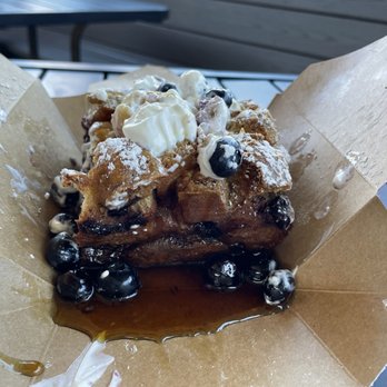 Langley Kitchen - Blueberry bread pudding French toast! - Breakfast & Brunch Near Me - Langley, Washington