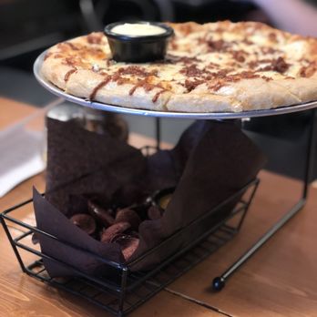 Blowers & Grafton - Garlic pizza fingers (add bacon) and fried pepperoni...SO GOOD!! - Canadian (New) Near Me - Edmonton, Alberta Blowers & Grafton - Garlic pizza fingers (add bacon) and fried pepperoni...SO GOOD!! - Canadian (New) Near Me - Edmonton, Alberta