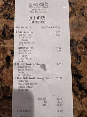 Big Fred's Pizza Garden & Lounge by null