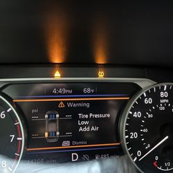 Hertz Rent A Car - "Check tire pressure". Who has time for this? I'm here on business.