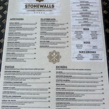Stonewalls - Menu December 2025 - American Near Me - Marco Island, Florida Stonewalls - Menu December 2025 - American Near Me - Marco Island, Florida