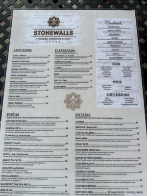 Menu photo 2 Stonewalls Marco Island, FL Menu photo 2 Stonewalls Marco Island, FL