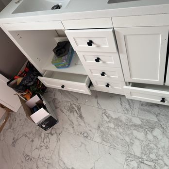 True Visions Home Remodeling - Missing doors from vanity - Flooring Near Me - Lumberton, New Jersey True Visions Home Remodeling - Missing doors from vanity - Flooring Near Me - Lumberton, New Jersey