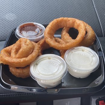 Denny's - Supposed to be one order of onion rings. - Diners Near Me - Mill Hall, Pennsylvania Denny's - Supposed to be one order of onion rings. - Diners Near Me - Mill Hall, Pennsylvania