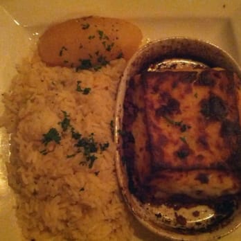Sfinaki Greek Taverna - Mousaka that seemed a bit shallow, but it was pretty good. - Greek Near Me - Burnaby, British Columbia Sfinaki Greek Taverna - Mousaka that seemed a bit shallow, but it was pretty good. - Greek Near Me - Burnaby, British Columbia
