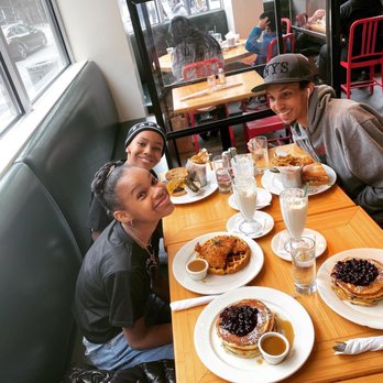 Clinton St. Baking - My husband and my young ones enjoying Mother's Day brunch - Bakeries Near Me - New York, New York Clinton St. Baking - My husband and my young ones enjoying Mother's Day brunch - Bakeries Near Me - New York, New York