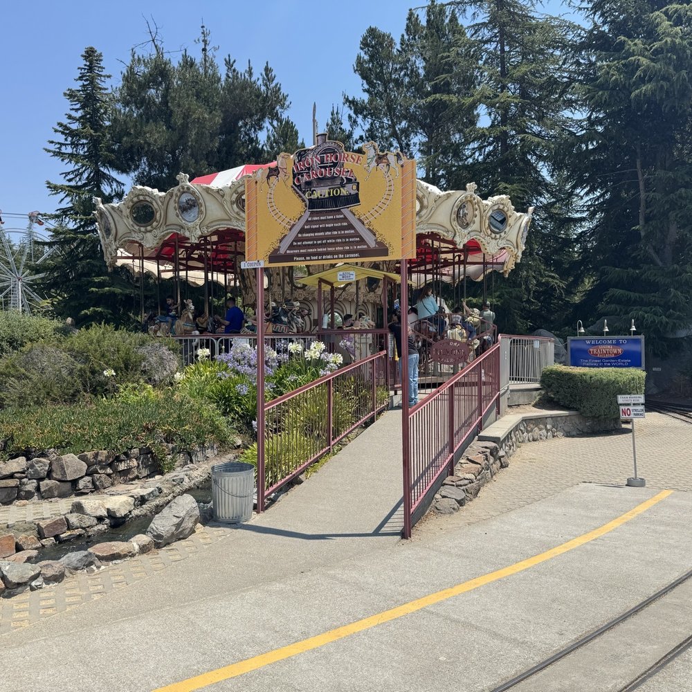 Sonoma TrainTown Railroad - Carousel - Amusement Parks Near Me - Sonoma, California