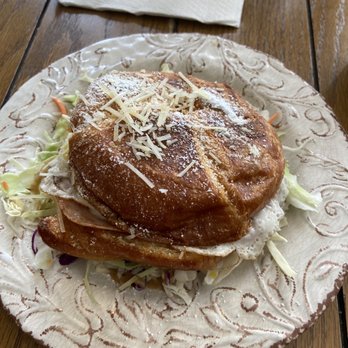Kaffeina - Croissant with egg, ham and avocado. - Breakfast & Brunch Near Me - Toa Baja, Puerto Rico