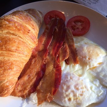 la Madeleine - My American breakfast. Two eggs over easy and bacon over sausage. Because... bacon!! - Bakeries Near Me - Albuquerque, New Mexico la Madeleine - My American breakfast. Two eggs over easy and bacon over sausage. Because... bacon!! - Bakeries Near Me - Albuquerque, New Mexico