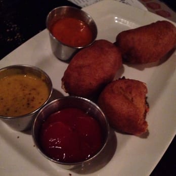Common Theory - Corn dog - one order comes with 4! - Gastropubs Near Me - San Diego, California Common Theory - Corn dog - one order comes with 4! - Gastropubs Near Me - San Diego, California