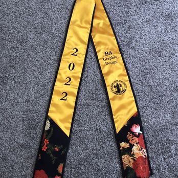 PS Initial - Graduation Stole - Customized Merchandise Near Me