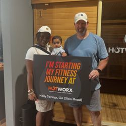 Welcome to the HOTWORX fam: Sade & Robert, and adorable baby Blake!