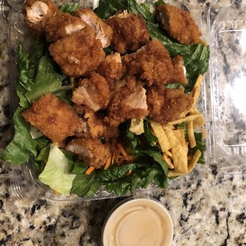 Ponko Chicken - PONKO Chicken Salad (5 Pieces) with sweet sesame sauce - Asian Fusion Near Me - Atlanta, Georgia Ponko Chicken - PONKO Chicken Salad (5 Pieces) with sweet sesame sauce - Asian Fusion Near Me - Atlanta, Georgia