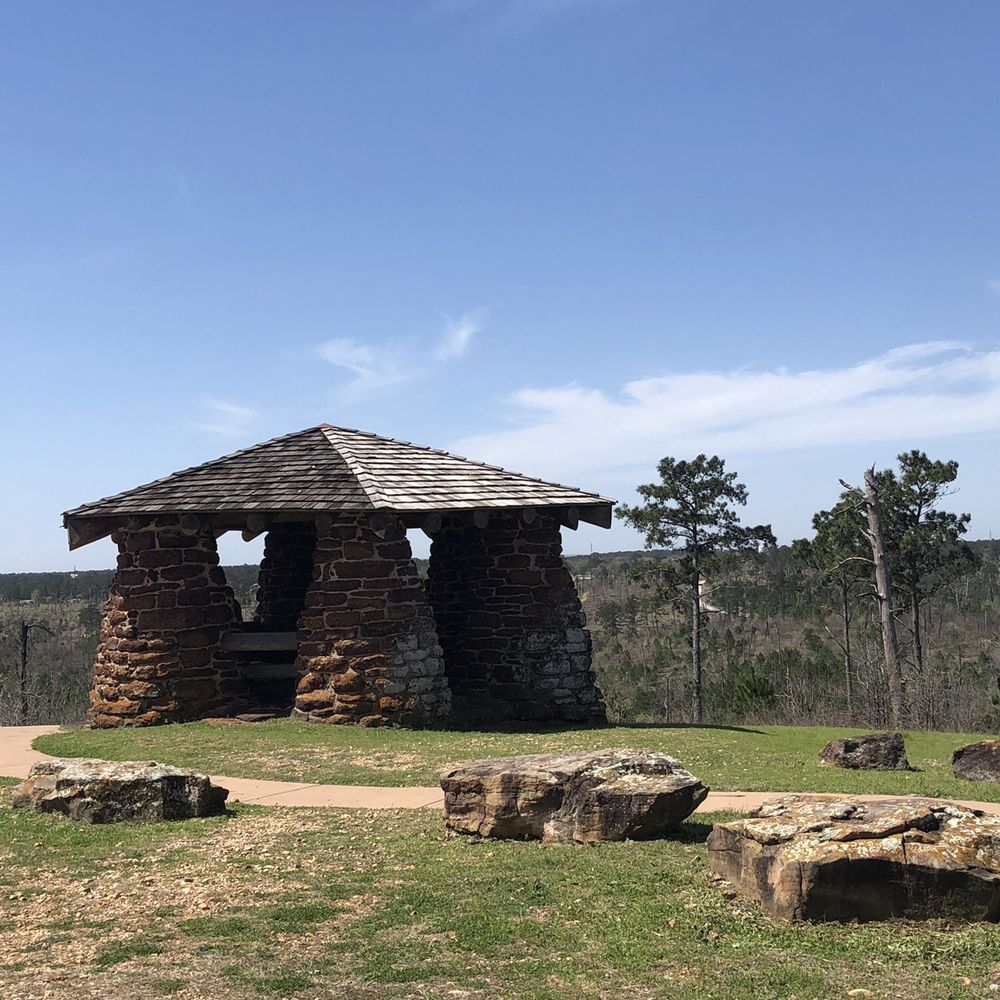 Bastrop State Park - Top of the trail! Resting spot and viewing point. - Parks Near Me - Bastrop, Texas