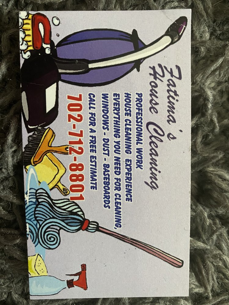 FATIMA HOUSE CLEANING Updated August 2024 Las Vegas, Nevada Home Cleaning Phone Number
