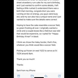 Email to business