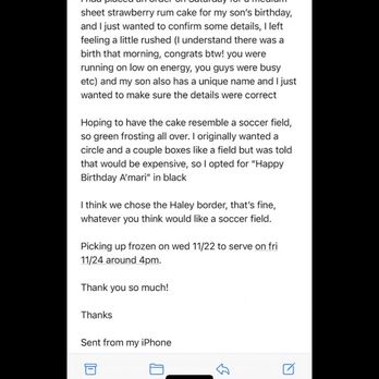 Lisa's Rum Cake - Email to business - Bakeries Near Me - Gilbert, Arizona