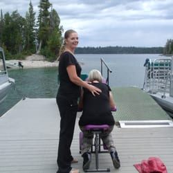 Teton Manual Therapy - Chair massage on Jenny Lake