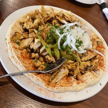 Cedar Palace - Hummus Chicken Lunch Plate - Lebanese Near Me - Chicago, Illinois Cedar Palace - Hummus Chicken Lunch Plate - Lebanese Near Me - Chicago, Illinois