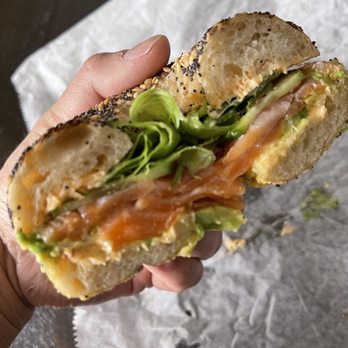 Rover Bagel - Spicy Salmon! - Bagels Near Me - Biddeford, Maine