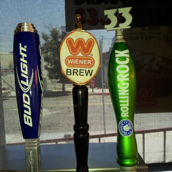 Wienerschnitzel - Not only do serve beer, they have their own brand called Wiener Brew - Fast Food Near Me - Burbank, California Wienerschnitzel - Not only do serve beer, they have their own brand called Wiener Brew - Fast Food Near Me - Burbank, California