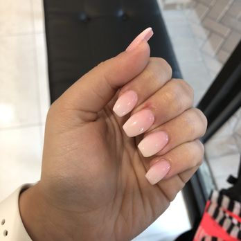 Toi Spa - Natural ombré dip with nail extensions - Day Spas Near Me - Davie, Florida