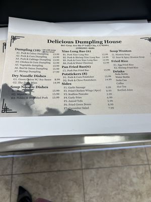 Menu photo 4 Delicious Dumpling House Yuba City, CA Menu photo 4 Delicious Dumpling House Yuba City, CA