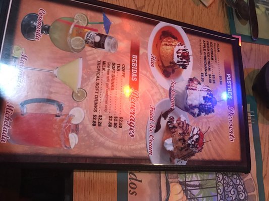 Menu photo 3 Azteca Mexican Restaurant Lancaster, CA