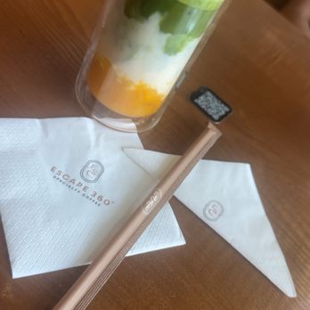 Escape 360 - Mango Matcha - Coffee & Tea Near Me - Carrollton, Texas Escape 360 - Mango Matcha - Coffee & Tea Near Me - Carrollton, Texas