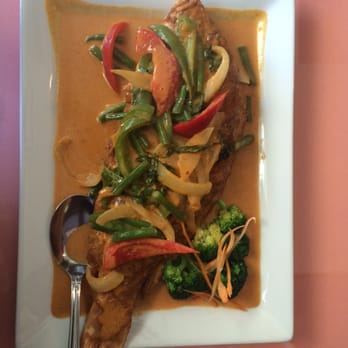 Thai Taste - Panang Fish (Red Snapper) - Thai Near Me - Loganville, Georgia